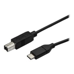 StarTech.com USB C to USB B Printer Cable - 1.6 ft / 0.5m - USB C Printer Cable - USB C to USB B Cable - USB Type C to Type B