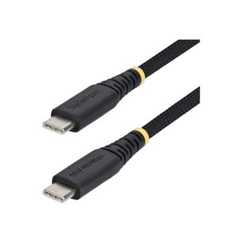 StarTech.com - USB kabel - USB-C (M) do USB-C (M) - USB 2.0 - 3 A - 2 m - USB Power Delivery (60W) - cerná