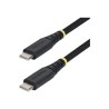 StarTech.com - USB kabel - USB-C (M) do USB-C (M) - USB 2.0 - 3 A - 2 m - USB Power Delivery (60W) - cerná