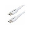 StarTech.com 3.3ft (1m) USB-C Charging Cable, Charge & Sync, 60W (3A) PD, USB 2.0 Laptop Charger Cable - White USB C Charging
