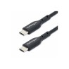 StarTech.com 2m (6ft) USB C Charging Cable, USB-C Cable, USB 2.0 Type-C Laptop Charger Cord, 60W 3A Power Delivery, TPE Jacket