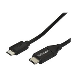 StarTech.com USB C to Micro USB Cable 2m 6ft - USB-C to Micro USB Charge Cable - USB 2.0 Type C to Micro B - Thunderbolt 3
