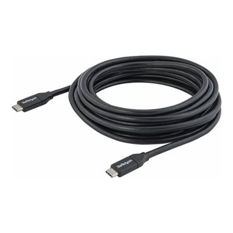 StarTech.com 4m USB C Cable w/ PD - 13ft USB Type C Cable - 5A Power Delivery - USB 2.0 USB-IF Certified - USB 2.0 Type-C Cable