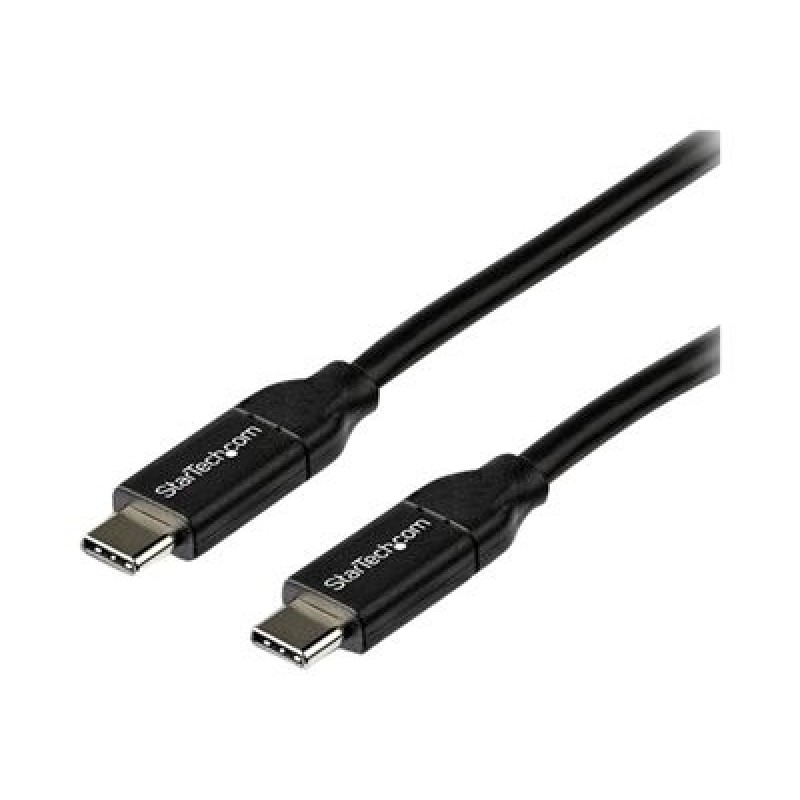 StarTech.com 2m 6ft USB C to USB C Cable - 5A PD - USB 2.0 USB-IF Certified - USB kabel - USB-C (M) rovné do USB-C (M) rovné