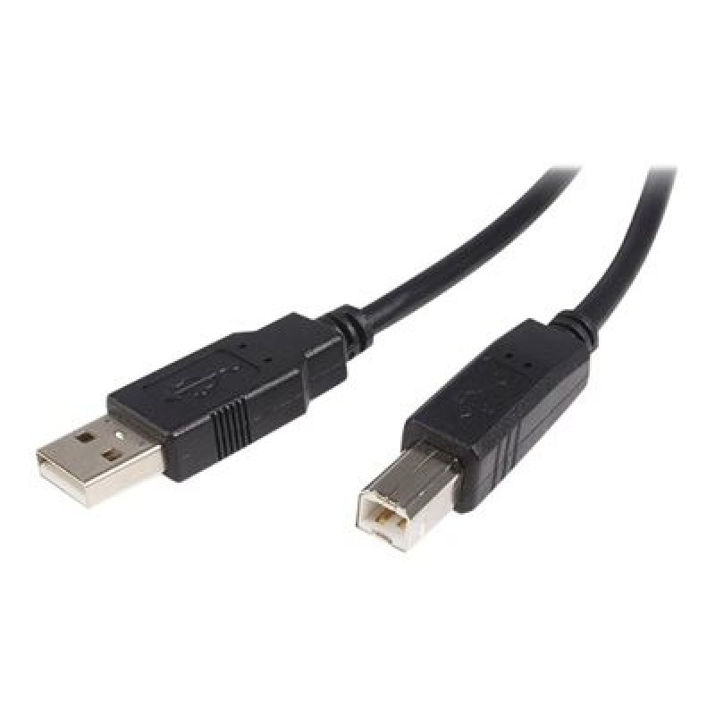StarTech.com 0.5m USB 2.0 A to B Cable M/M - Kabel USB - USB (M) do USB typ B (M) - USB 2.0 - 50 cm - černá