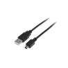StarTech.com 1m Mini USB 2.0 Cable A to Mini B M/M - Kabel USB - USB (M) do mini-USB typ B (M) - USB 2.0 - 1 m - černá