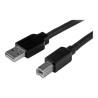 StarTech.com 15m / 50 ft Active USB 2.0 A to B Cable - Long 15 m USB Cable - 50 ft USB Printer Cable - 1x USB A (M), 1x USB B