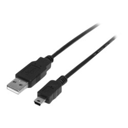 StarTech.com 0.5m Mini USB 2.0 Cable A to Mini B M/M - Kabel USB - USB (M) do mini-USB typ B (M) - USB 2.0 - 50 cm - černá