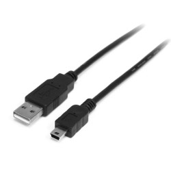 StarTech.com 2m Mini USB 2.0 Cable A to Mini B M/M - Kabel USB - USB (M) do mini-USB typ B (M) - USB 2.0 - 2 m - černá