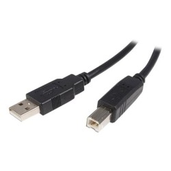 StarTech.com 1m USB 2.0 A to B Cable M/M - Kabel USB - USB (M) do USB typ B (M) - USB 2.0 - 1 m - černá