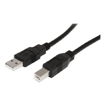 StarTech.com 9 m / 30 ft Active USB A to B Cable - M/M - Black USB 2.0 A to B Cord - Printer Cable - Extension USB Cable