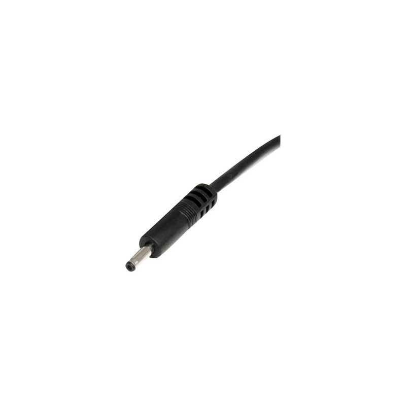 StarTech.com 3 ft. (0.9 m) USB to Type H Barrel 5V DC Power Cable - USB to 3.4mm Power Cable - 5V DC Type H - Black - Bluetooth