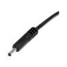 StarTech.com 3 ft. (0.9 m) USB to Type H Barrel 5V DC Power Cable - USB to 3.4mm Power Cable - 5V DC Type H - Black - Bluetooth