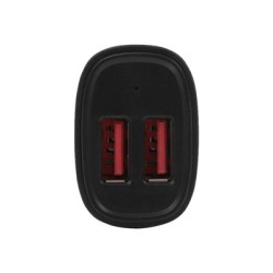 StarTech.com Dual Port USB Car Charger - High Power 24W/4.8A - Black - 2-Port USB Car Charger - Charge two tablets at once