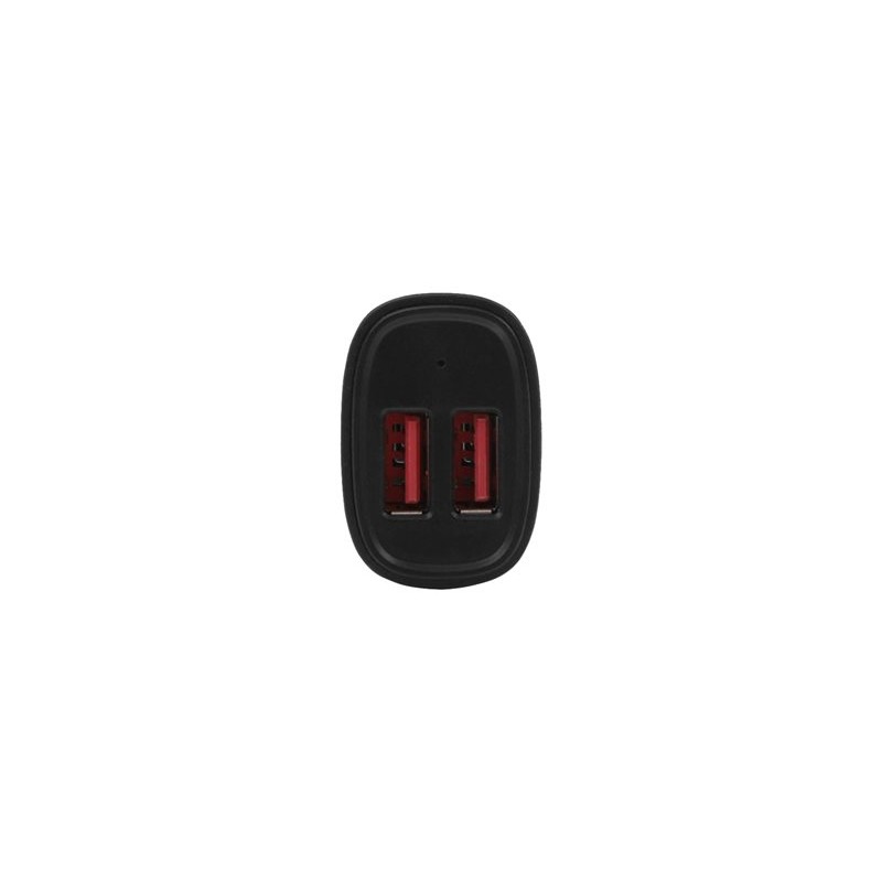 StarTech.com Dual Port USB Car Charger - High Power 24W/4.8A - Black - 2-Port USB Car Charger - Charge two tablets at once