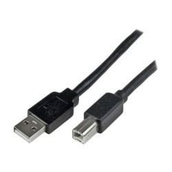 StarTech.com 20m / 65 ft Active USB 2.0 A to B Cable - Long 20 m USB Cable - 20m USB Printer Cable - 1x USB A (M), 1x USB B (M)