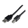 StarTech.com 20m / 65 ft Active USB 2.0 A to B Cable - Long 20 m USB Cable - 20m USB Printer Cable - 1x USB A (M), 1x USB B (M)