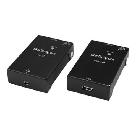 StarTech.com USB 2.0 Extender over Cat5e/Cat6 Cable (RJ45), Up to 165ft (50m), High Speed USB Port Extender Adapter Kit