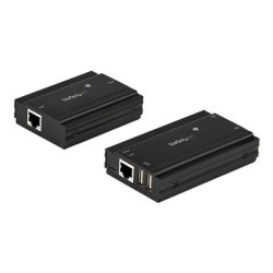 StarTech.com 4 Port USB 2.0 Extender Hub over Single CAT5e/CAT6 Ethernet Cable (RJ45), 330ft (100m), USB Extender Adapter