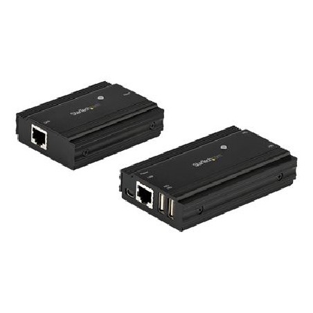 StarTech.com 4 Port USB 2.0 Extender Hub over Single CAT5e/CAT6 Ethernet Cable (RJ45), 330ft (100m), USB Extender Adapter