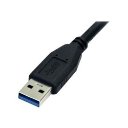 StarTech.com 0.5m (1.5ft) Black SuperSpeed USB 3.0 Cable A to Micro B - USB 3.0 Micro B Cable - 1x USB 3 A (M), 1x USB 3 Micro