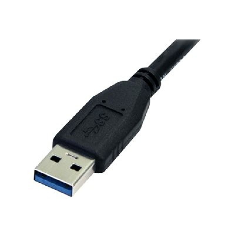 StarTech.com 0.5m (1.5ft) Black SuperSpeed USB 3.0 Cable A to Micro B - USB 3.0 Micro B Cable - 1x USB 3 A (M), 1x USB 3 Micro