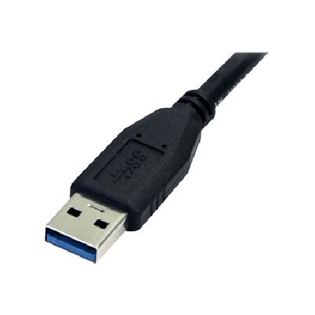StarTech.com 0.5m (1.5ft) Black SuperSpeed USB 3.0 Cable A to Micro B - USB 3.0 Micro B Cable - 1x USB 3 A (M), 1x USB 3 Micro