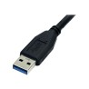 StarTech.com 0.5m (1.5ft) Black SuperSpeed USB 3.0 Cable A to Micro B - USB 3.0 Micro B Cable - 1x USB 3 A (M), 1x USB 3 Micro