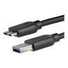 StarTech.com 2m 6ft Slim USB 3.0 A to Micro B Cable M/M - Mobile Charge Sync USB 3.0 Micro B Cable for Smartphones and Tablets