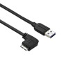 StarTech.com 2m 6 ft Slim Micro USB 3.0 Cable M/M - Left-Angle Micro-USB - USB 3.0 A to Micro B - Angled Micro USB - USB 3.1