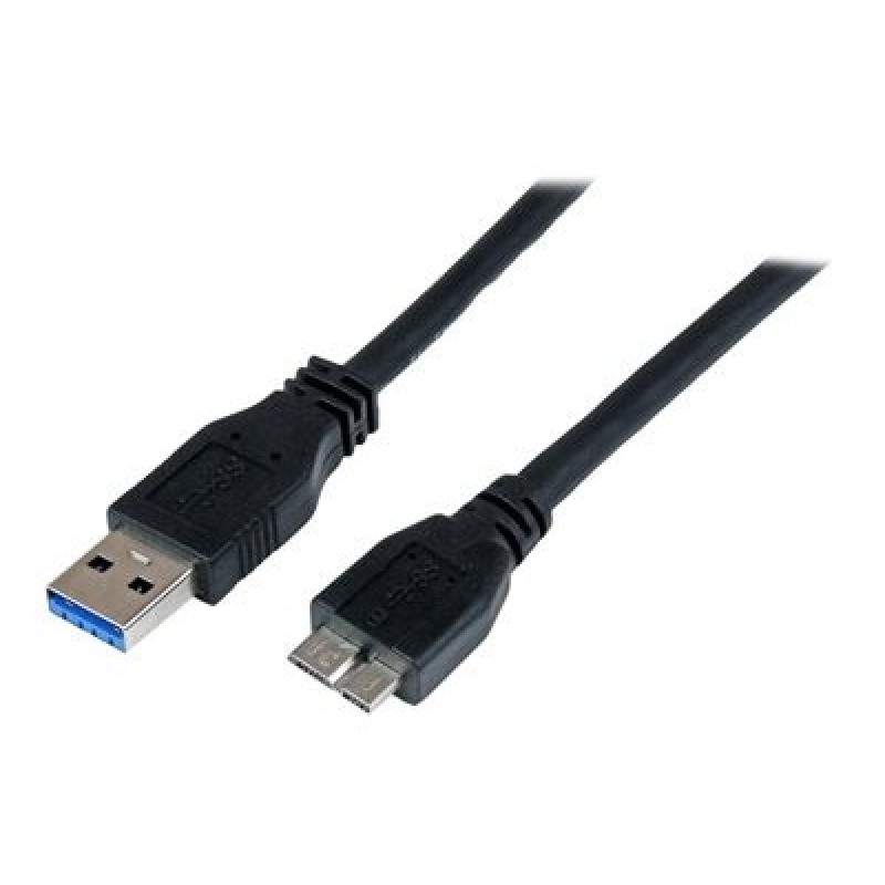 StarTech.com 1m 3 ft Certified SuperSpeed USB 3.0 A to Micro B Cable Cord - USB 3 Micro B Cable - 1x USB A (M), 1x USB Micro B
