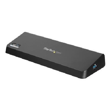 StarTech.com USB 3.0 Docking Station Dual Monitor with HDMI & 4K DisplayPort, 4x USB-A, Gigabit Ethernet, USB Type A Universal