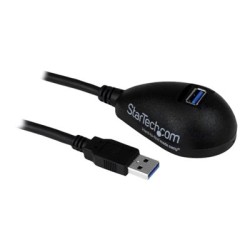 StarTech.com 5ft SuperSpeed USB 3.0 Extension Cable for Desktop - STP - USB-A Male to USB-A Female Cable for Computer - Black