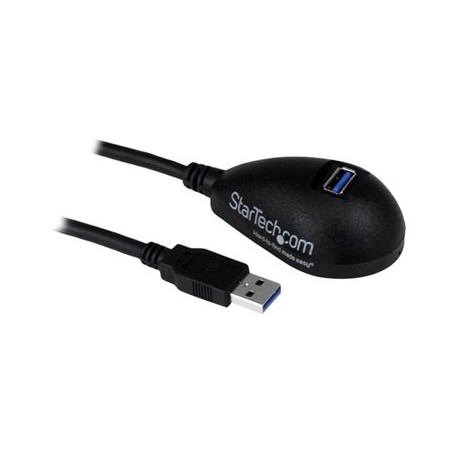 StarTech.com 5ft SuperSpeed USB 3.0 Extension Cable for Desktop - STP - USB-A Male to USB-A Female Cable for Computer - Black