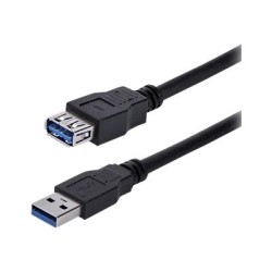 StarTech.com 1m Black SuperSpeed USB 3.0 Extension Cable A to A - Male to Female USB 3 Extension Cable Cord 1 m (USB3SEXT1MBK)