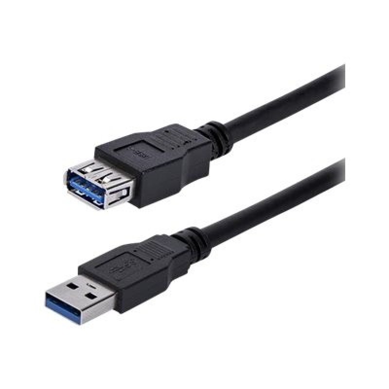 StarTech.com 1m Black SuperSpeed USB 3.0 Extension Cable A to A - Male to Female USB 3 Extension Cable Cord 1 m (USB3SEXT1MBK)