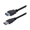StarTech.com 1m Black SuperSpeed USB 3.0 Extension Cable A to A - Male to Female USB 3 Extension Cable Cord 1 m (USB3SEXT1MBK)