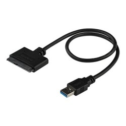 StarTech.com SATA to USB Cable - USB 3.0 to 2.5" SATA III Hard Drive Adapter - External Converter for SSD/HDD Data Transfer