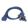 StarTech.com 2 Port Panel Mount USB 3.0 Cable - USB A to Motherboard Header Cable F/F (USB3SPNLAFHD) - Kabel z USB iinterní na