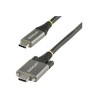 StarTech.com 3ft 1m Side Screw Locking USB C Cable 10Gbps, USB 3.1/3.2 Gen 2 Type-C Cable, 100W (5A) Power Delivery Charging