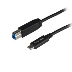 StarTech.com USB C to USB B Printer Cable - 1m / 3 ft - Superspeed - USB 3.1 - 10Gbps - USB C Printer Cable - USB Type C to