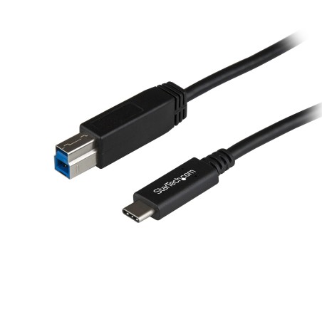 StarTech.com USB C to USB B Printer Cable - 1m / 3 ft - Superspeed - USB 3.1 - 10Gbps - USB C Printer Cable - USB Type C to