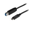 StarTech.com USB C to USB B Printer Cable - 1m / 3 ft - Superspeed - USB 3.1 - 10Gbps - USB C Printer Cable - USB Type C to