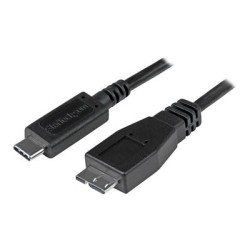 StarTech.com USB C to Micro USB Cable 0.5m - USB 3.1 Type C to Micro USB Type B Cable - Micro USB 3.1 to USB-C - Thunderbolt 3