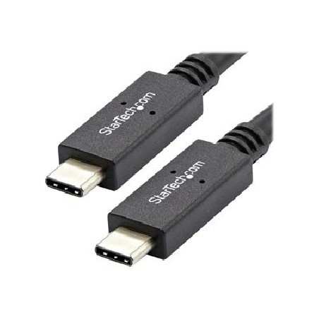 StarTech.com USB C Cable - 3 ft / 1m - with Power Delivery (USB PD) - Power Pass Through Charging - USB to USB Cord