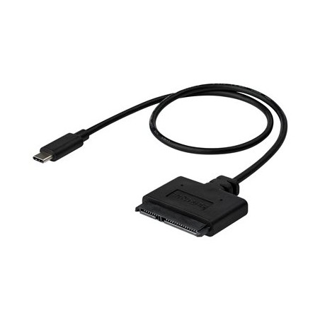 StarTech.com USB C to SATA Adapter - External Hard Drive Connector for 2.5'' SATA Drives - SATA SSD / HDD to USB C Cable