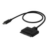 StarTech.com USB C to SATA Adapter - External Hard Drive Connector for 2.5'' SATA Drives - SATA SSD / HDD to USB C Cable