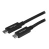 StarTech.com USB C to UCB C Cable - 0.5m - Short - M/M - USB 3.1 (10Gbps) - USB C Charging Cable - USB Type C Cable - USB-C to