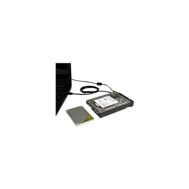 StarTech.com USB to SATA Adapter Cable - 2.5in and 3.5in Drives - USB 3.1 - 10Gbps - External Hard Drive Cable - Hard Drive