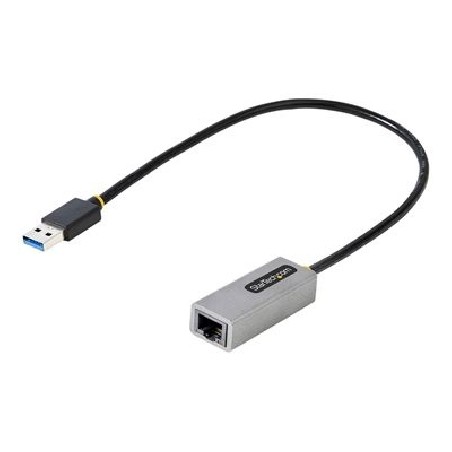 StarTech.com USB to Ethernet Adapter, USB 3.0 to 10/100/1000 Gigabit Ethernet LAN Converter for Laptops, 1ft (30cm) Attached